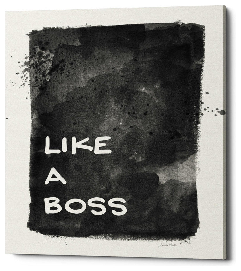Epic Graffiti "Like A Boss" by Linda Woods, Giclee Canvas Wall Art, 12"x16"