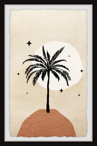 "Palm Tree Peak" Framed Painting Print, 20x30