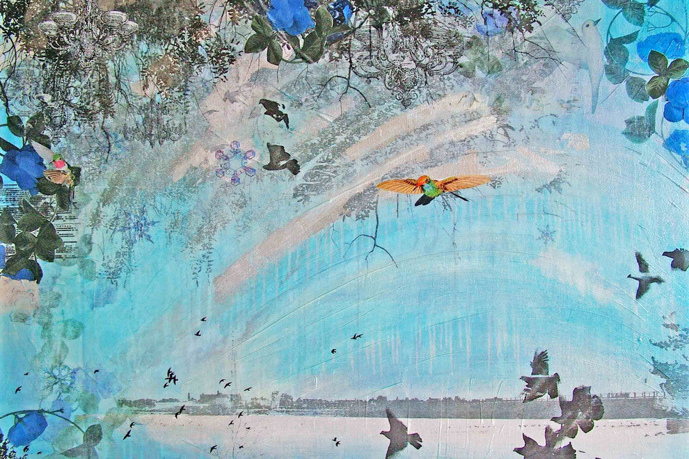 "Celsius Scorpio" Painting Print on Canvas by Tracy Silva Barbosa