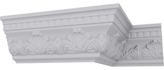 4 1/2"H x 3 1/4"P x 5 1/2"F x 94 1/2"L Devon Crown Moulding