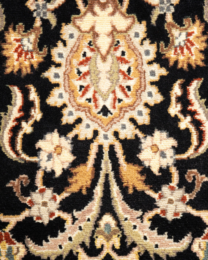 Mogul, One-of-a-Kind Hand-Knotted Area Rug Black, 5' 10 x 10' 3