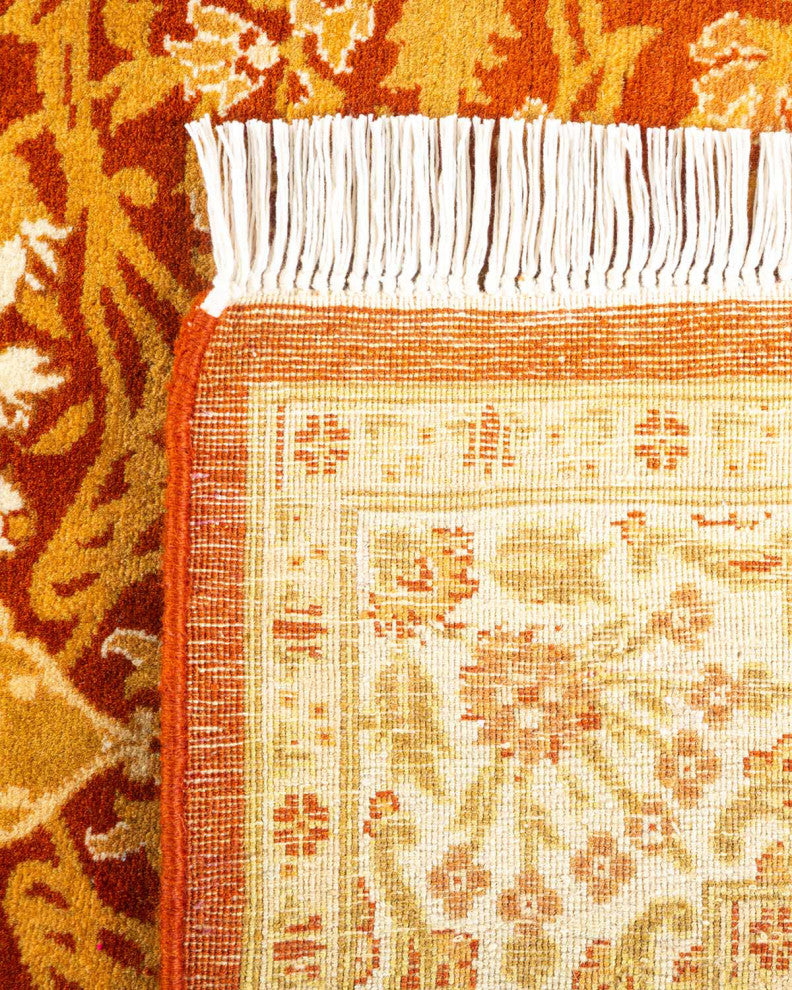 Mogul, One-of-a-Kind Hand-Knotted Area Rug Orange, 3'1"x5'6"