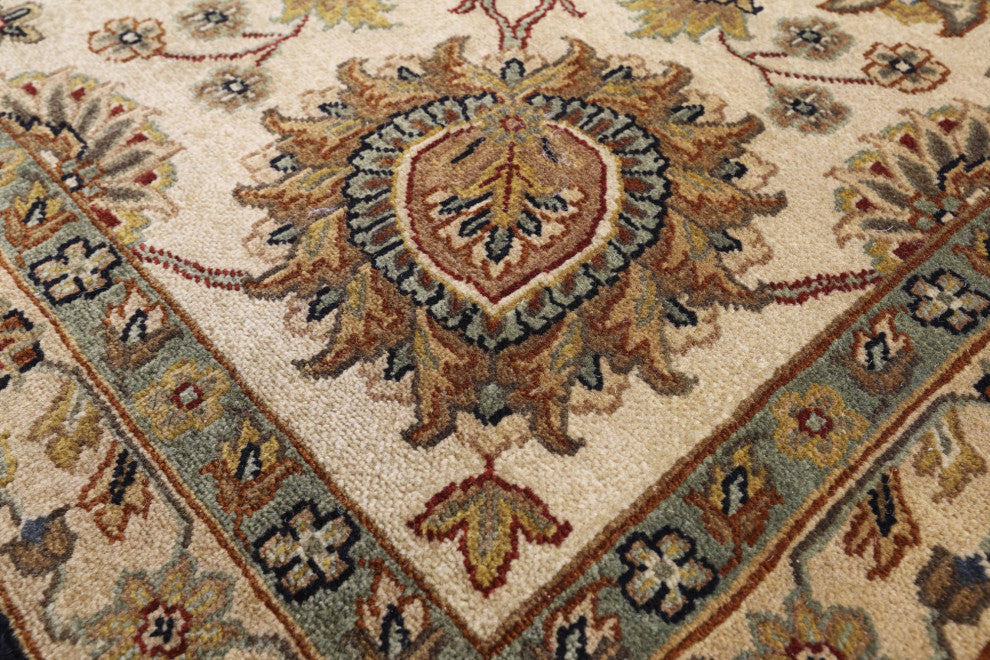 8' 10" X 12' 0" Persian Tabriz  Handmade Wool Rug - Q13749