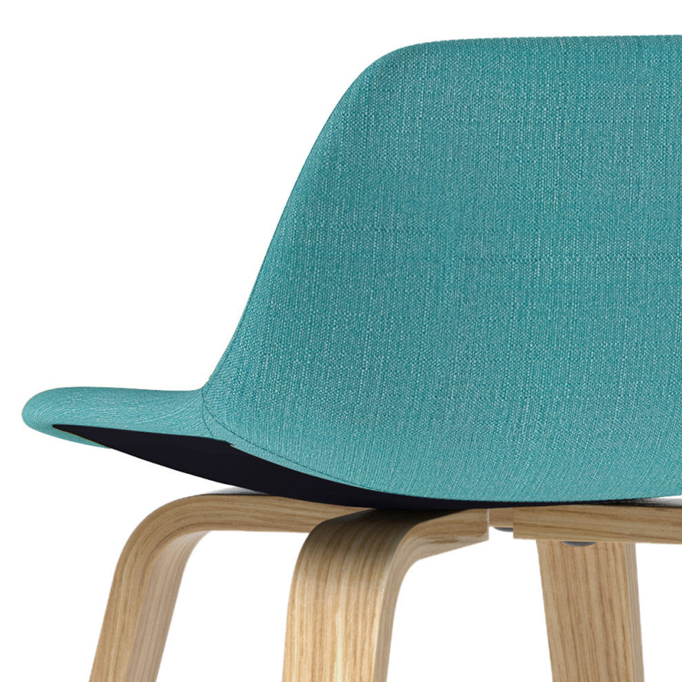 Randolph Bentwood Counter Height Stools, Set of 2, Aqua Blue