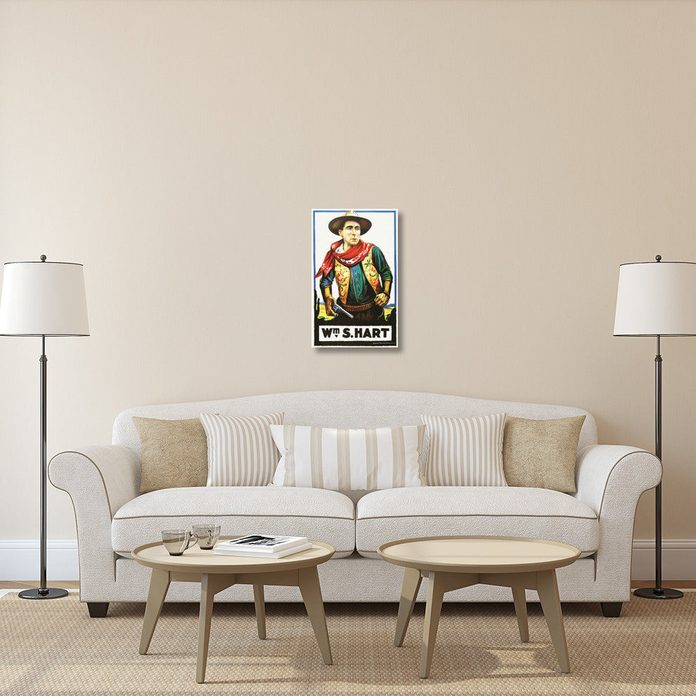 "Wm S Hart" Stretched Canvas Giclee by Hollywood Photo Archive, 19x30"