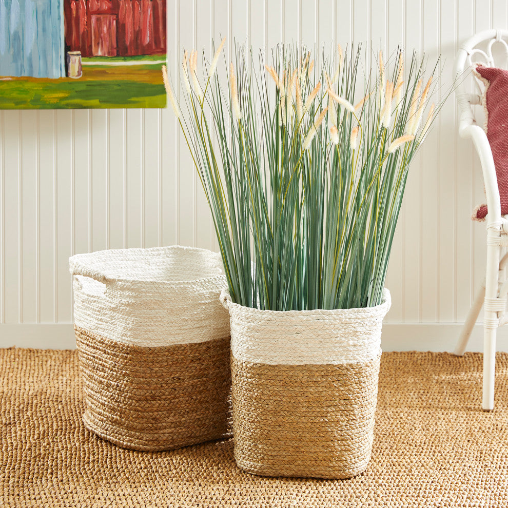 Madura Rectangular Baskets, Set of 2