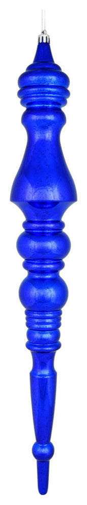 Vickerman N190922D 20" Cobalt Blue Mercury Finial, Pack of 2