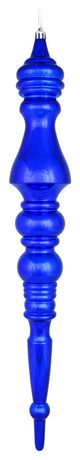 Vickerman N190922D 20" Cobalt Blue Mercury Finial, Pack of 2
