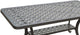 Outdoor Coffee Table Patio Heavy Cast Aluminum Furniture Desert Bronze.