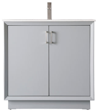 36" SIngle Bathroom Vanity, Grey