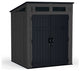 Suncast BMS6581D Modern Vertical Outdoor Storage Shed, Gray