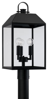 Capital Lighting 953435 Nelson 3 Light 22" Tall Post Light - Black