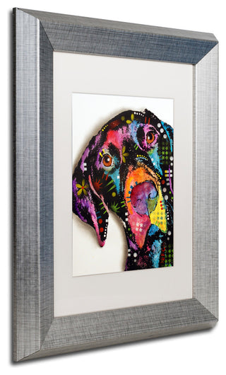 Dean Russo 'Pointer' Framed Art, Silver Frame, 11"x14", White Matte