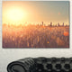 Rural Land under Shining Sun, Large Landscape Canvas Art, 40"x30"