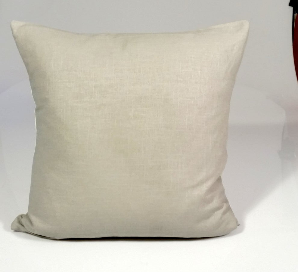 Decorative Pillow Cover Sanderson Floral in Beige, 20x20