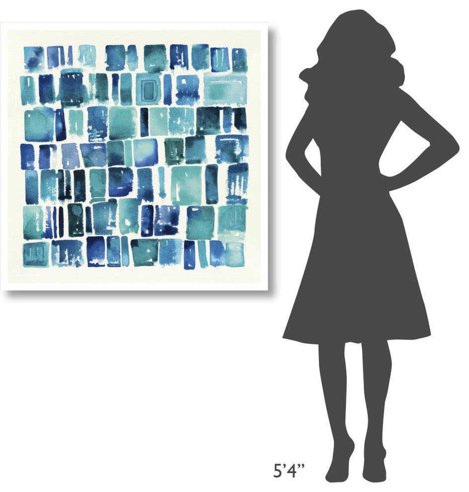 "Pas Parfait I" Digital Paper Print by Shirley Novak, 38"x38"