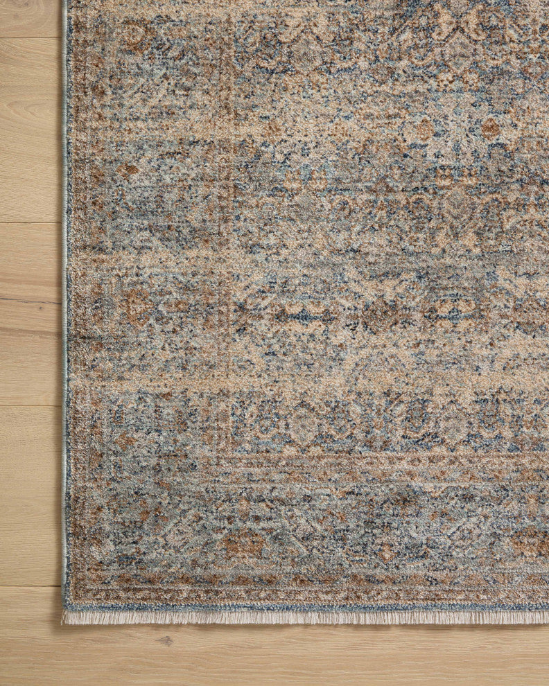 Angela Rose x Loloi Blake Ocean / Mocha 2'-7" x 10'-0" Runner Rug