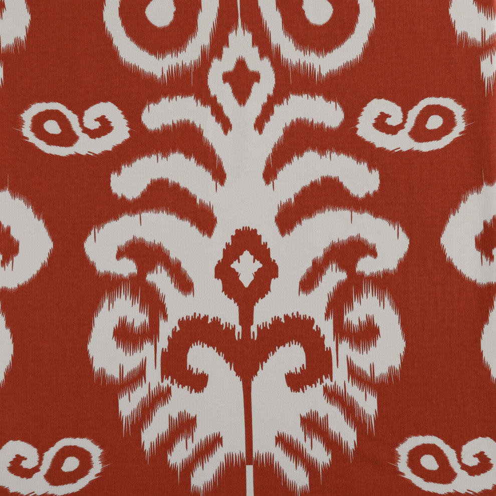 Sri Lanka Rust Printed Cotton Twill Fabric Sample, 4Wx4L