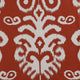 Sri Lanka Rust Printed Cotton Twill Fabric Sample, 4Wx4L