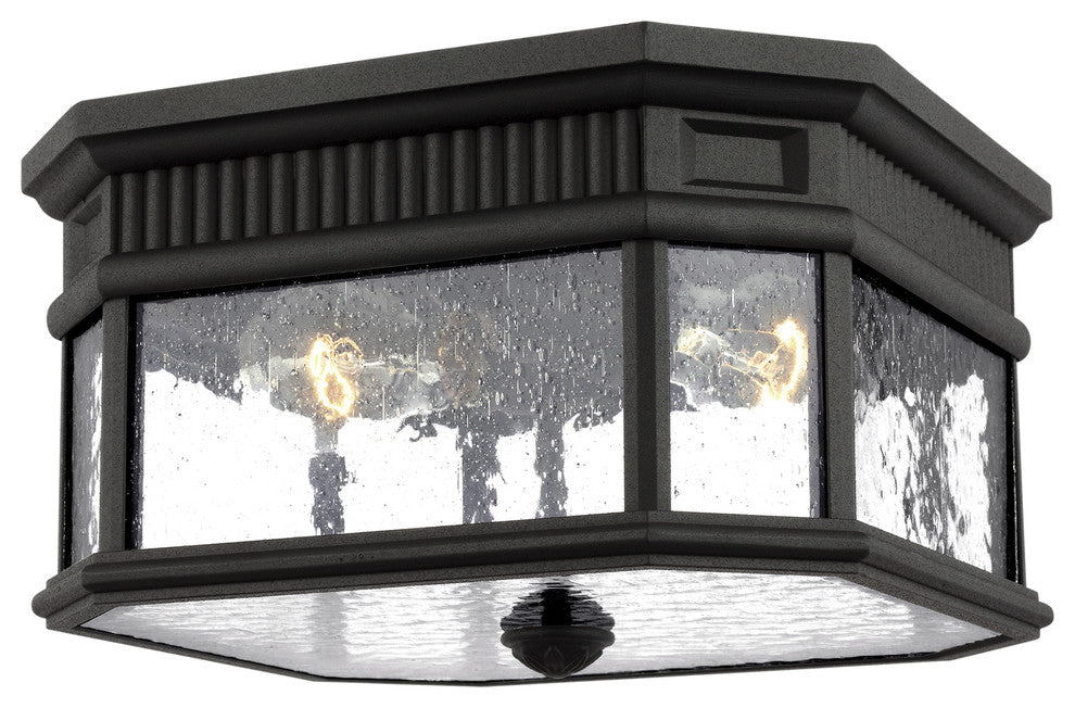 Murray Feiss Cotswold Lane Two Light Outdoor Flush Mount OL5433BK