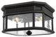 Murray Feiss Cotswold Lane Two Light Outdoor Flush Mount OL5433BK