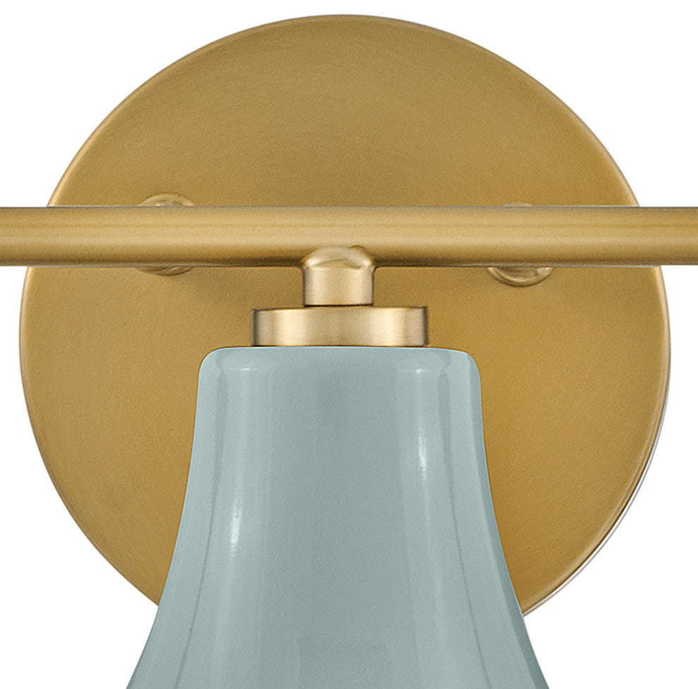 Lark 85513 Haddie 3 Light 24"W Vanity Light - Lacquered Brass