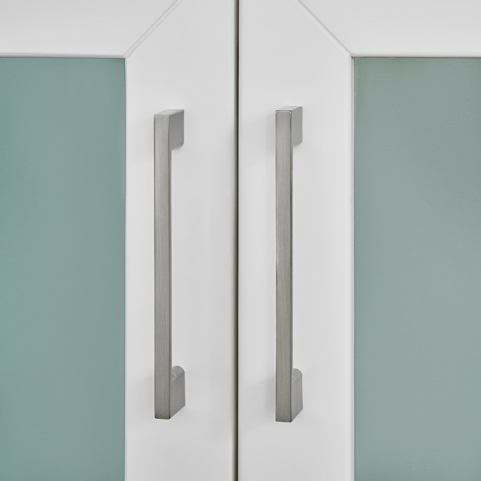 Vanity Art Vanity Set With Ceramic Top, 72", White