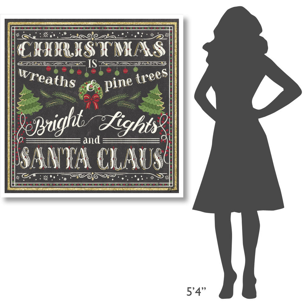 "Winter Wonderland VI" Digital Paper Print by Janelle Penner, 42"x42"