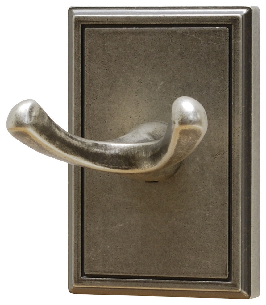 Hamilton Robe Hook, Aged Pewter