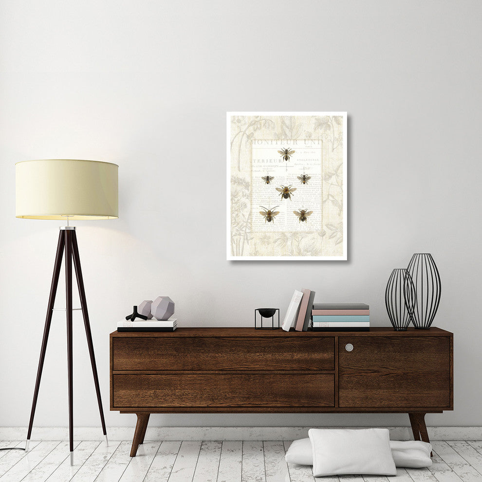 "Bee Botanical" Digital Paper Print by Sue Schlabach, 30"x37"
