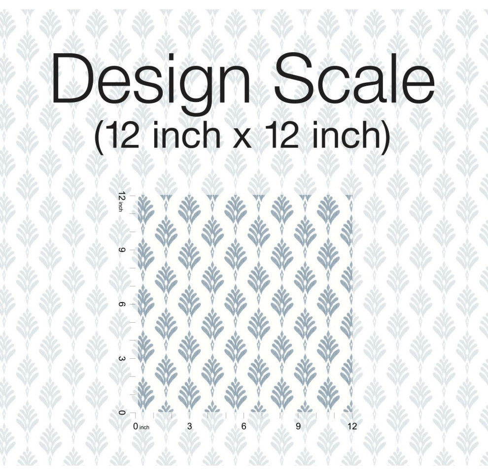 French Scallop Wallpaper