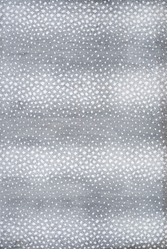 Antelope Modern Animal Gray/Cream 3'x5' Area Rug