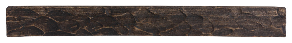 Rough Hewn Fireplace Shelf Mantel, Dark Chocolate Oak, 48"