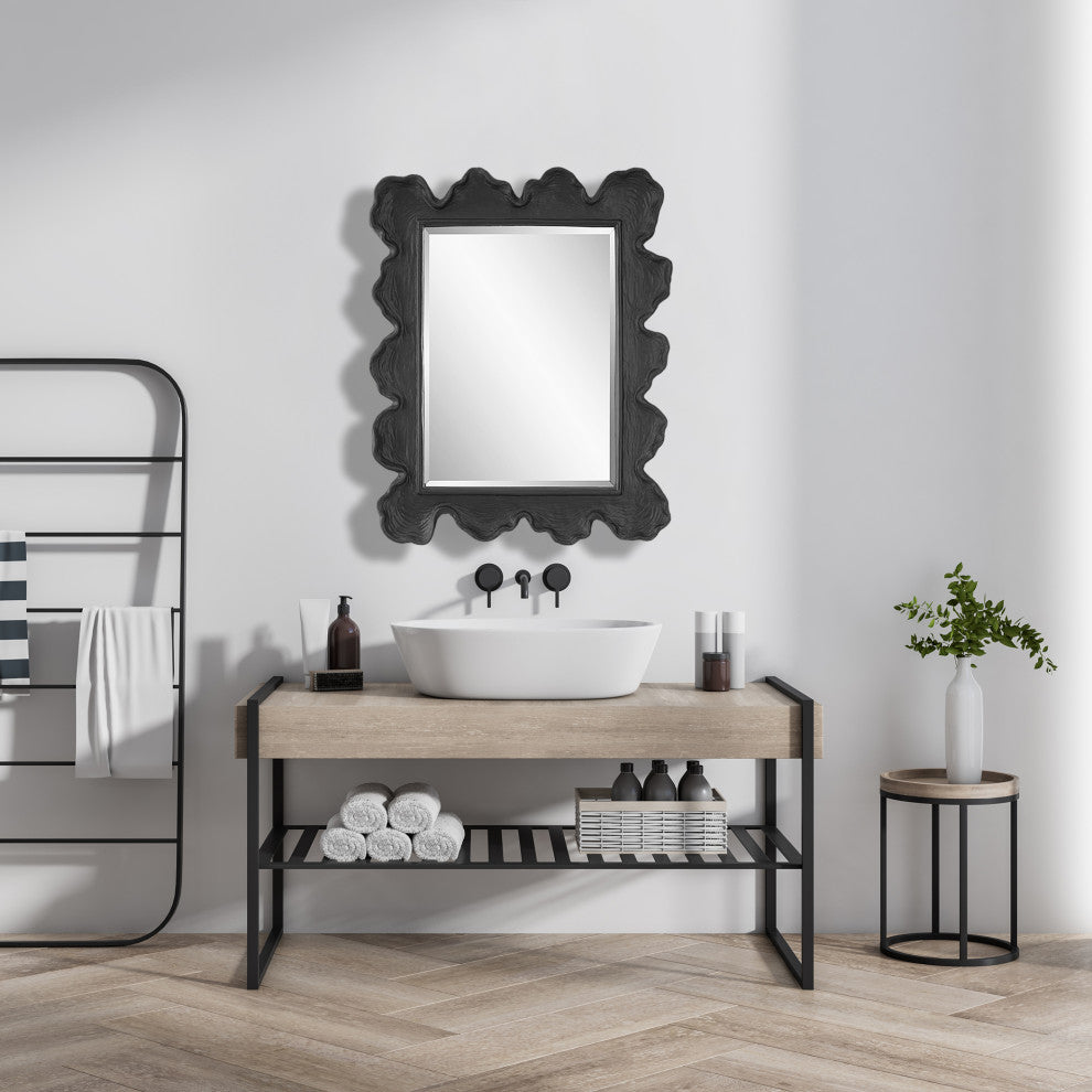 Uttermost 09775 Sea Coral Black Mirror
