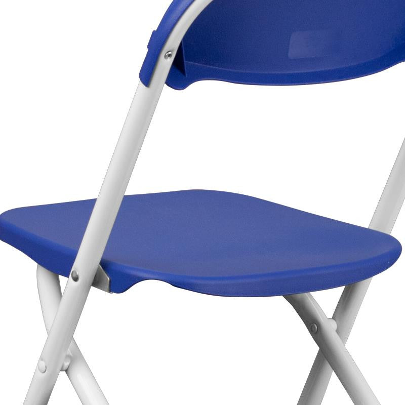 2 Pack Kids Plastic Folding Chair, Blue