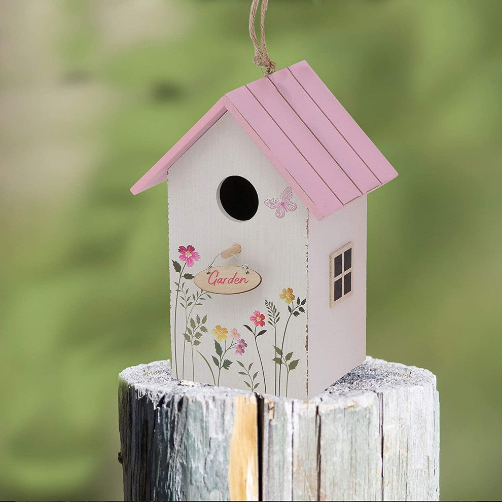 Rustic GArden Birdhouse, 8.75 Inches