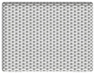 Company Robias Rectangular Rattan 30 Bar Stool, Gray and White Dot
