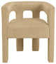 Athena Velvet Upholstered Dining Chair, Camel