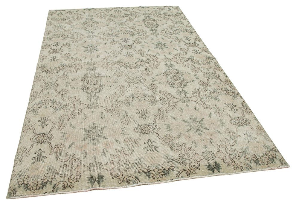 Rug N Carpet - Handmade Oriental 5' 8'' x 9' 0'' Unique Vintage Rug
