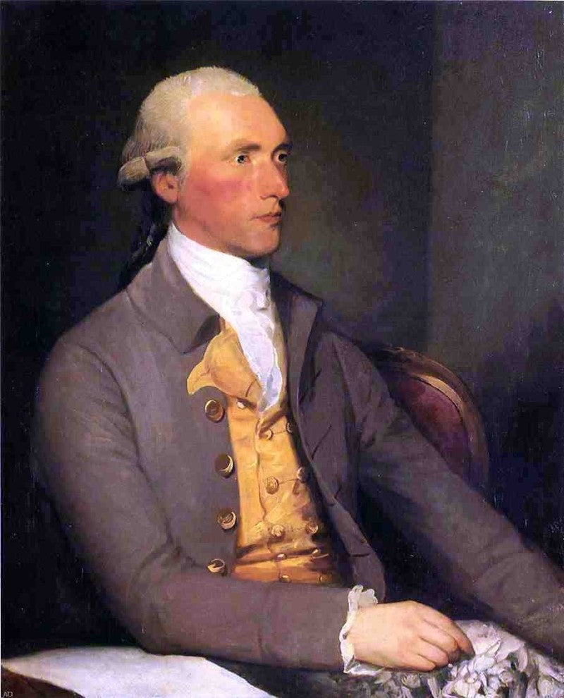 Gilbert Stuart Georg Sugmund Facius, 20"x25" Wall Decal Print