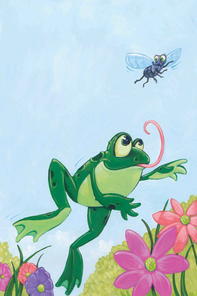 "Frog" Painting Print on Canvas by Curtis