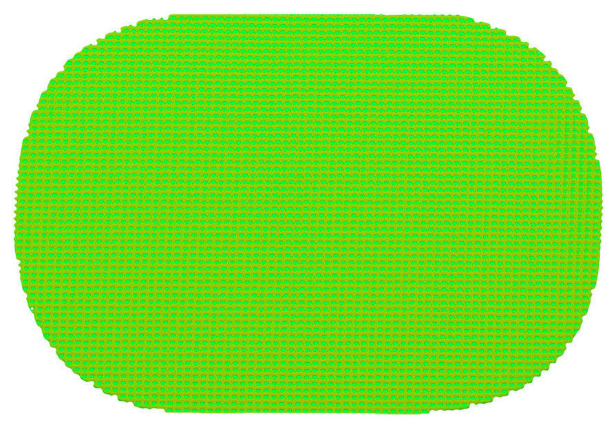 Fishnet Lime Green Oval Placemat Dz