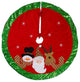 Santa And Snowman Holiday Tree Skirt
