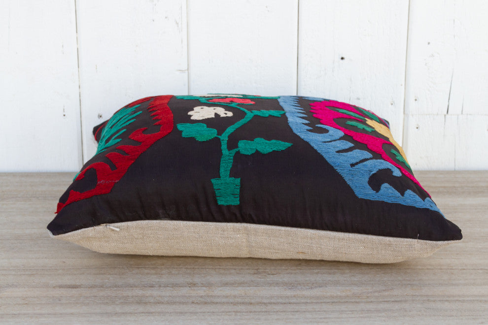 Esin Vintage Suzani Square Pillow