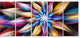 Exotic Multi Color Flower Petals, Floral Canvas Art Print, 60"x28", 5 Panels