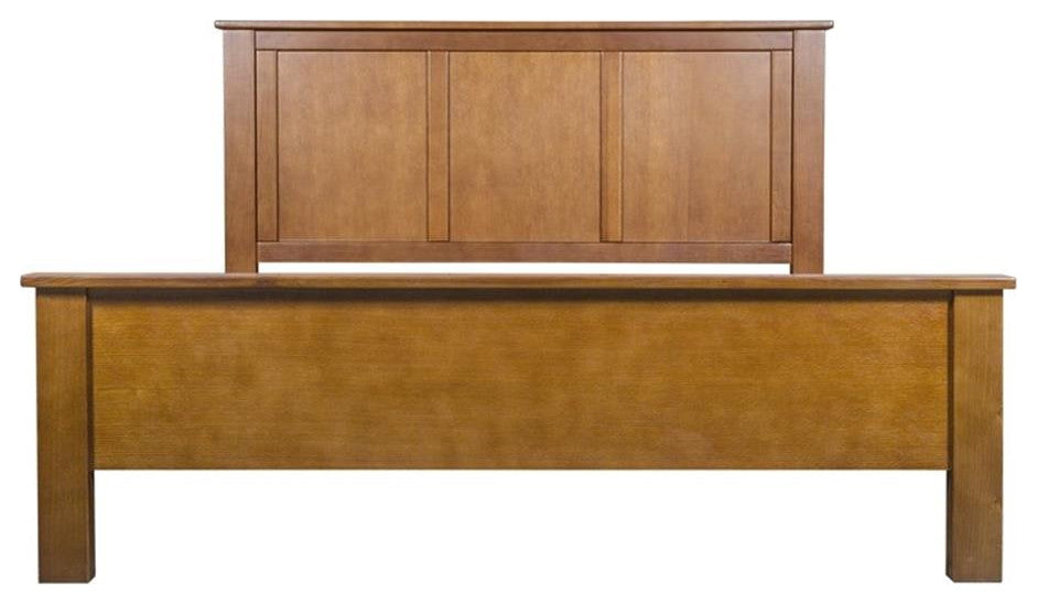 Mission Oak Panel Bed Michael's Cherry