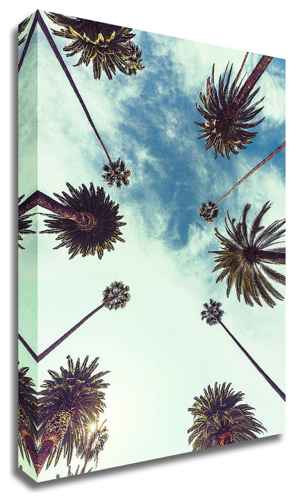 Palm Sky 2 by Design Fabrikken, Print on Canvas, 30"x45"