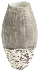 Calypso Vase, White Medium