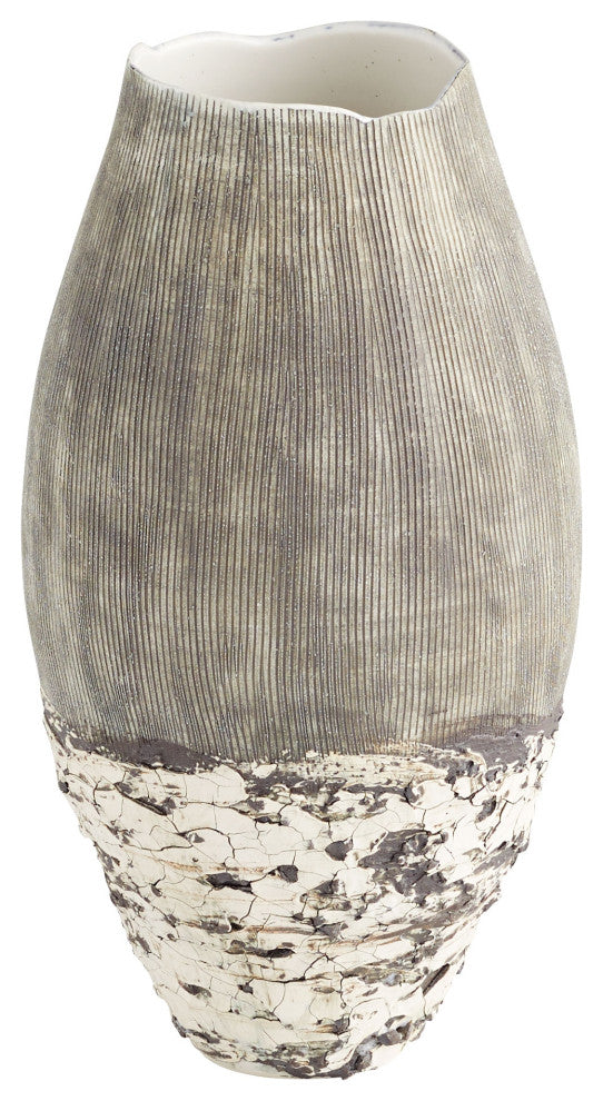 Calypso Vase, White Medium