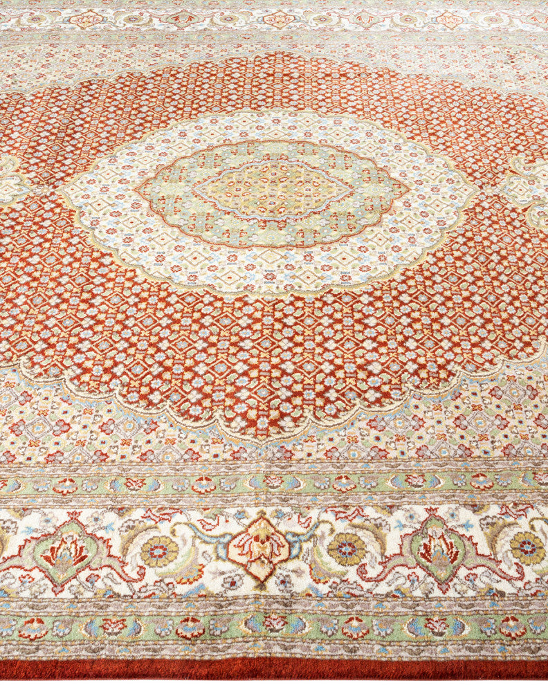 MOGUL, Hand Knotted Area Rug 9' 7" X 6' 8"